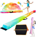 6FT/9FT Folding Balance Beam for Kids - Foldable Faux Suede Beam