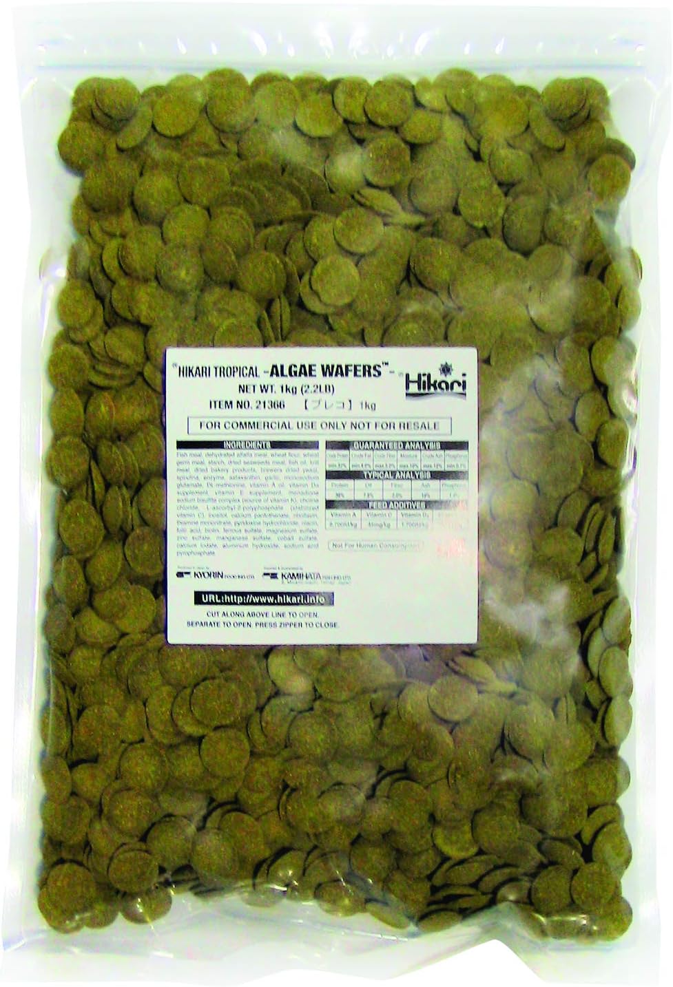 Hikari Algae Wafers for Pets - Ideal Diet for Algae Eaters