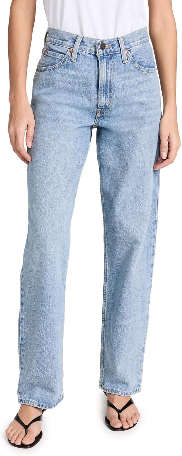 Levi's Women's Dad Jean - Lightweight Cropped Pants for Comfort