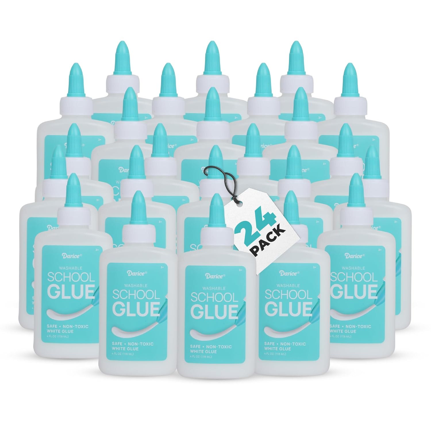 Darice Washable School Glue 4oz - Perfect for Kids Crafts