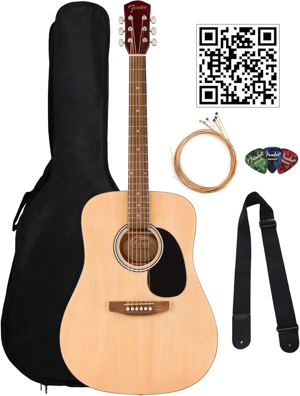 Fender Acoustic Guitar Bundle - Everything You Need