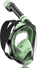 Full Face Snorkel Mask for Adults - 180 Degree Panoramic View
