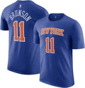 Jalen Brunson Kids Blue Icon Edition Performance Jersey T-Shirt