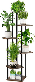 Plant Stand 6 Tier Indoor Metal Flower Shelf - Tall Corner Display