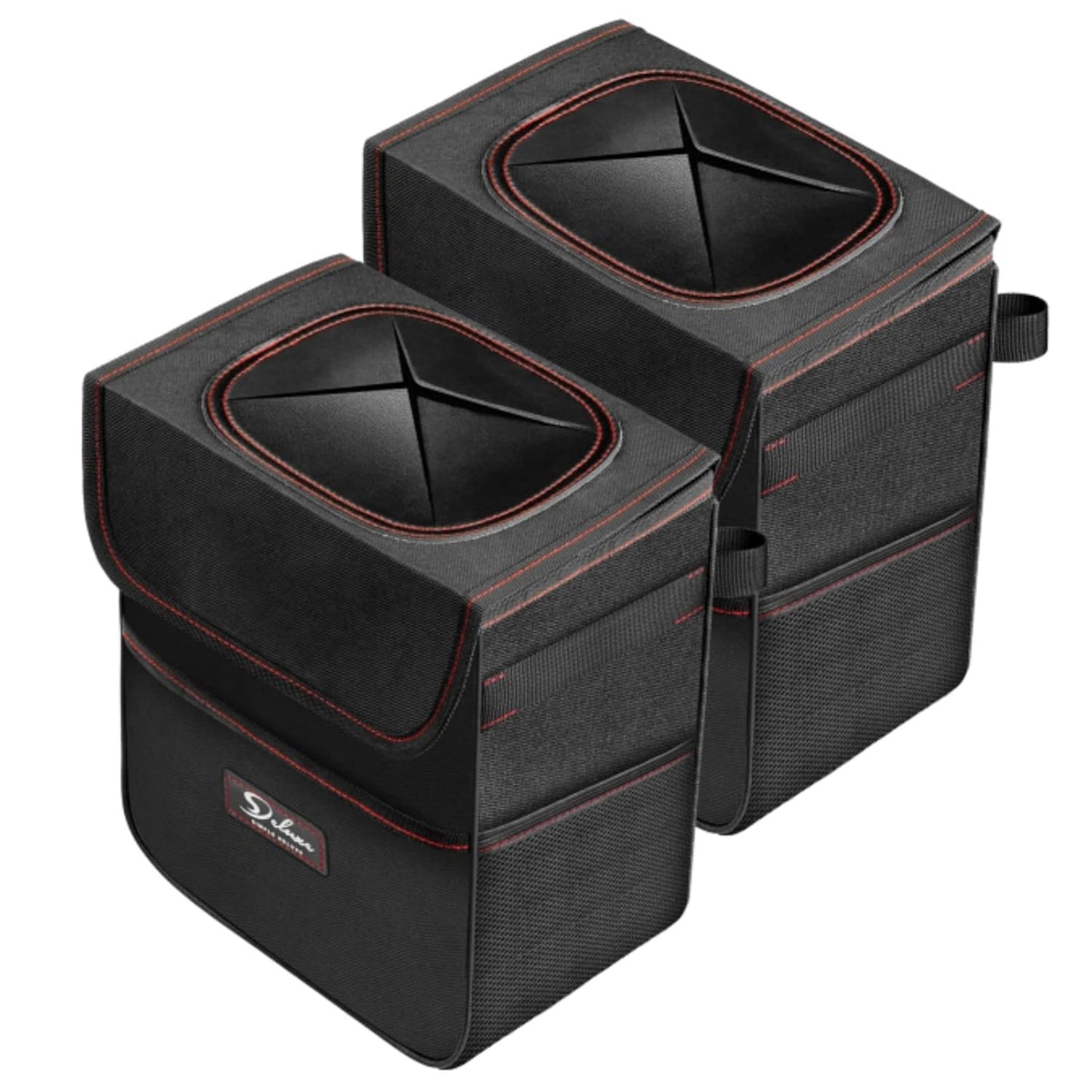 Leak-Proof Car Trash Can Duo - Simple Deluxe