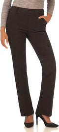 Rekucci Women's Classic Bootcut Pant with Tummy Control - Pull-On