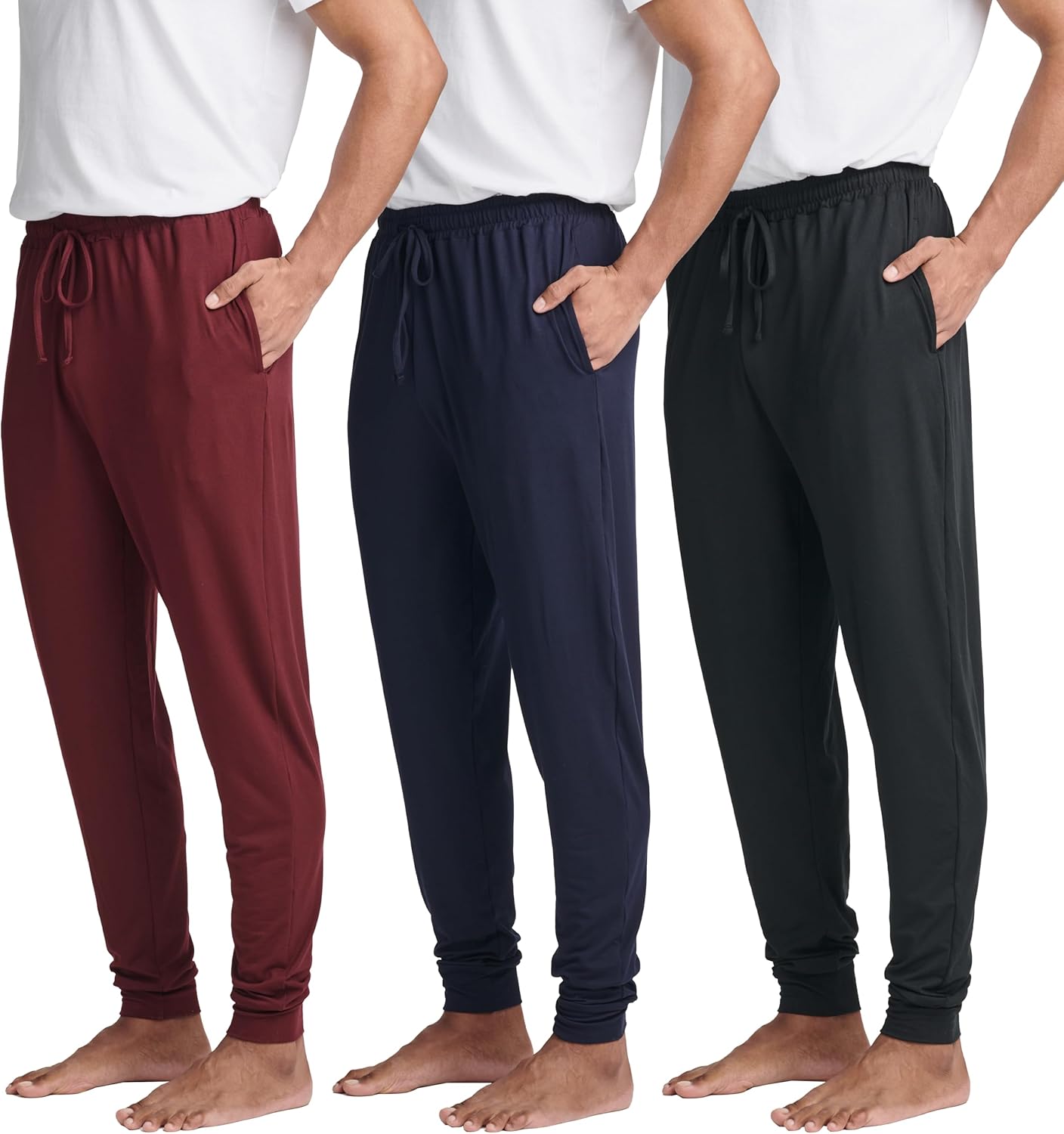 Men's Soft Lounge Sleep Joggers - Comfortable Pajama Pants