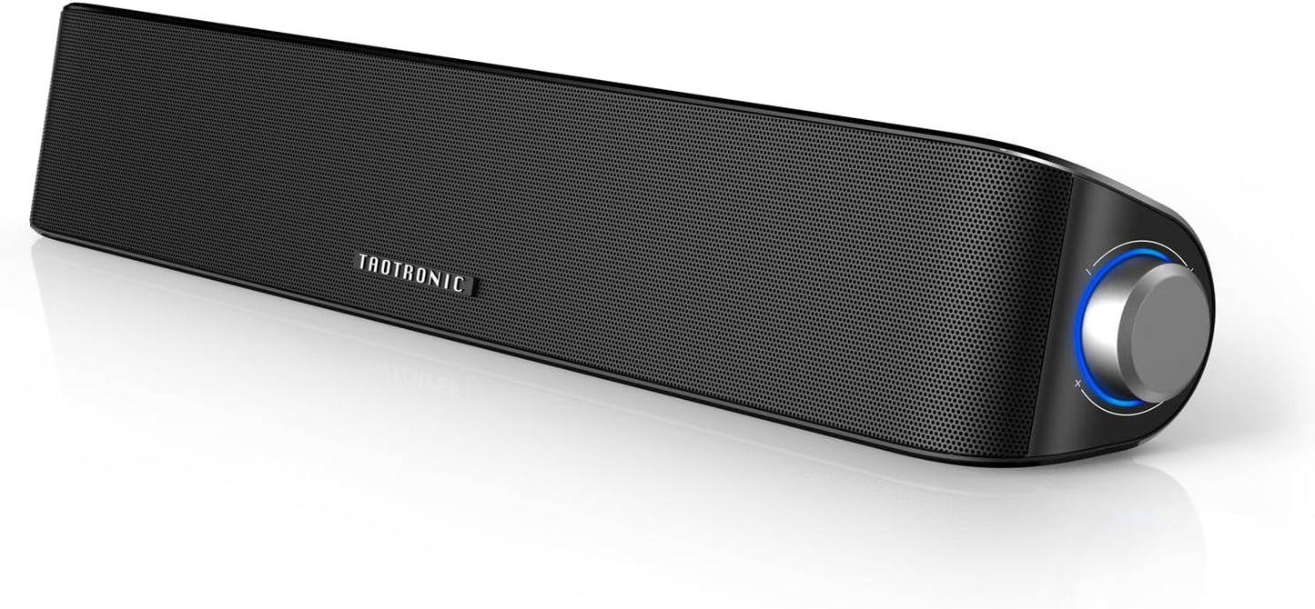 Nylavee PC Sound Bar: Hi-Fi Stereo, 3 EQ Modes, Bluetooth