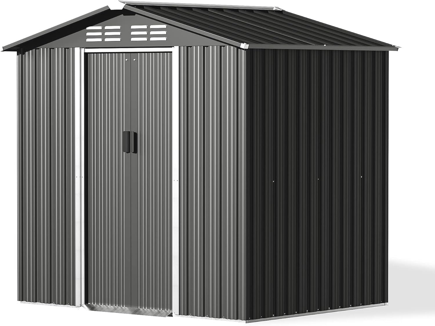 Gotland 6FT x 4FT Metal Storage Shed for Outdoor Utility Needs