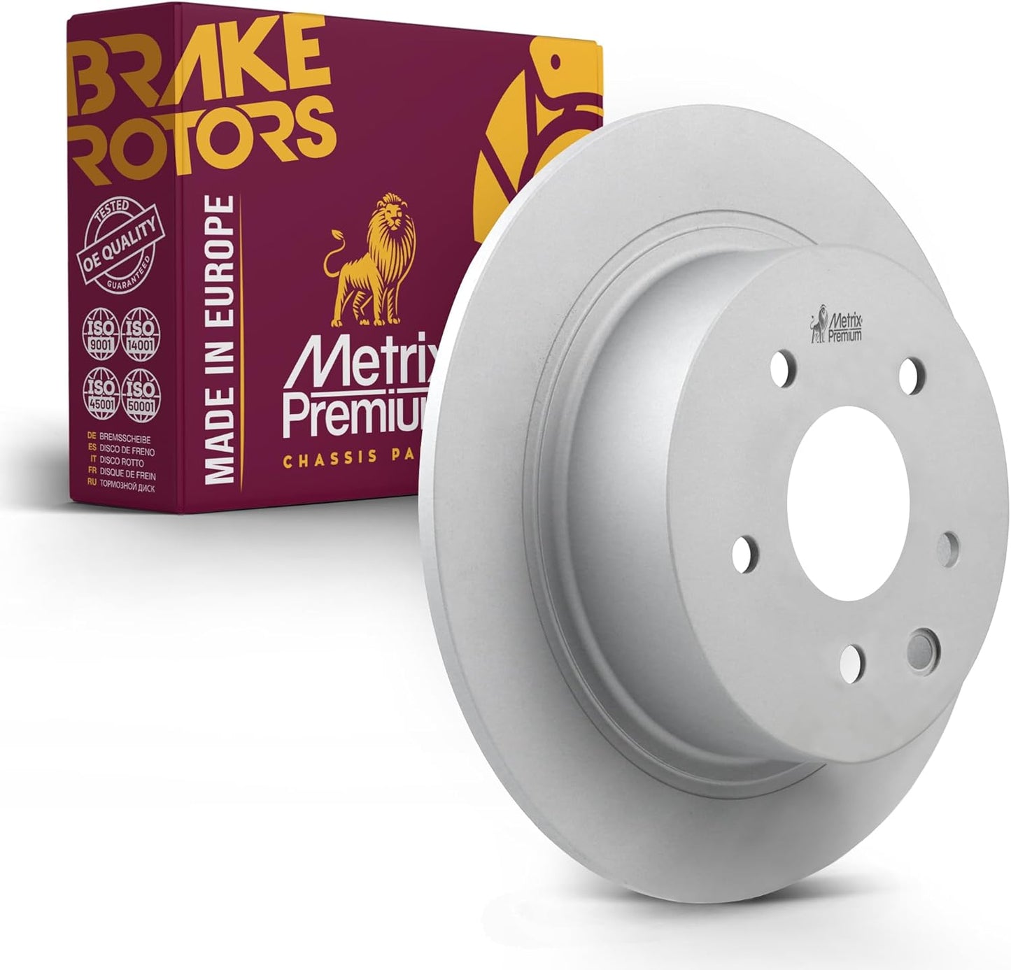 Metrix Premium Chassis Parts Rear Solid Disc Brake Rotor 11.48 in