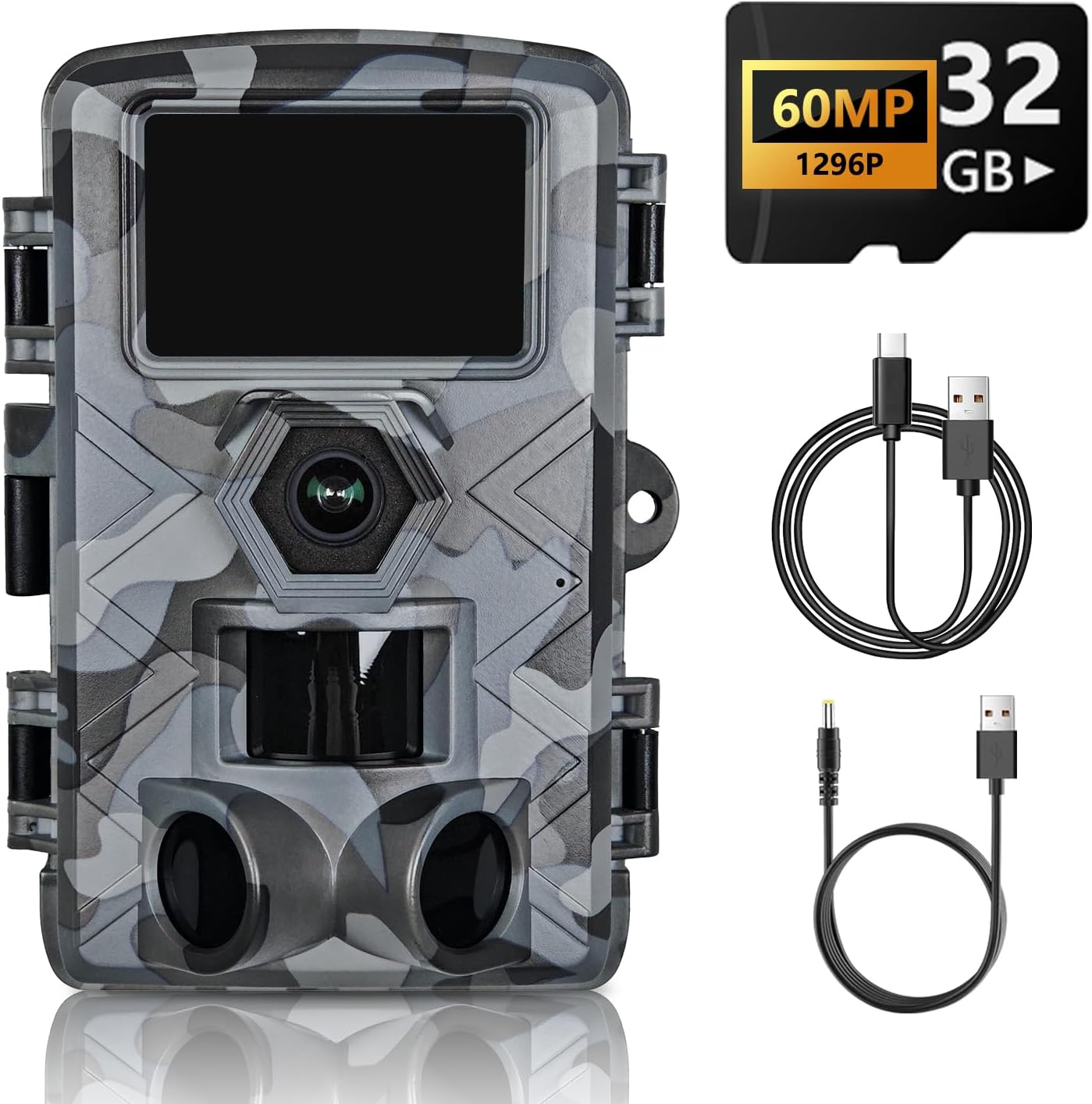 60MP WiFi Game Camera w/ Night Vision