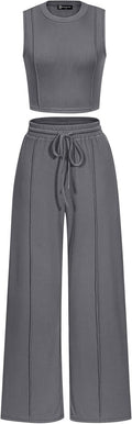 PRETTYGARDEN Women's Summer 2 Piece Loungewear Set - Comfortable this