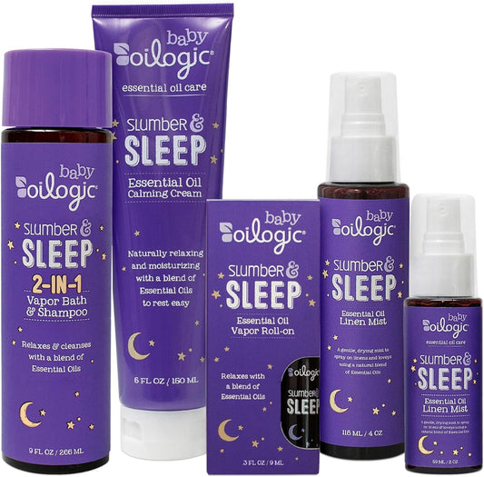Oilogic Baby Sleep Kit: Calming Lavender & Chamomile