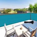 Zip Cable Ties and 3 ft x 36 ft Turquoise Privacy Screen Panel