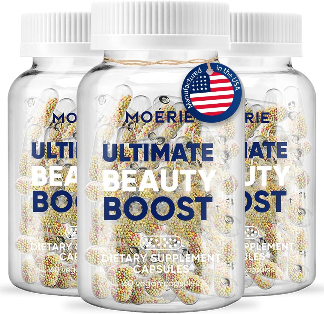 Moerie Hair Growth Supplement for Thicker Fuller Hair & Nails