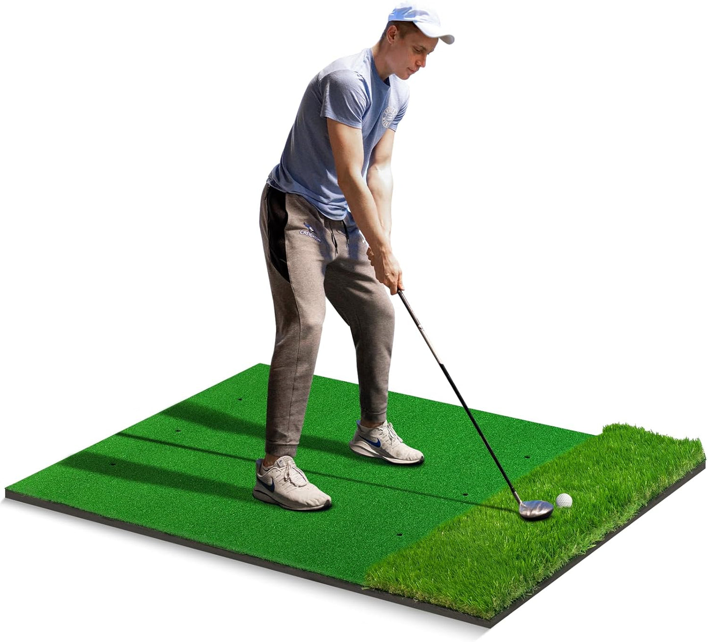 Premium Dual Turf Golf Mat for Ultimate Practice