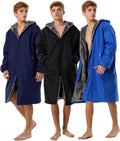 Adoretex Unisex Faux Fur Lining Swim Parka - Warm, Water-Resistant