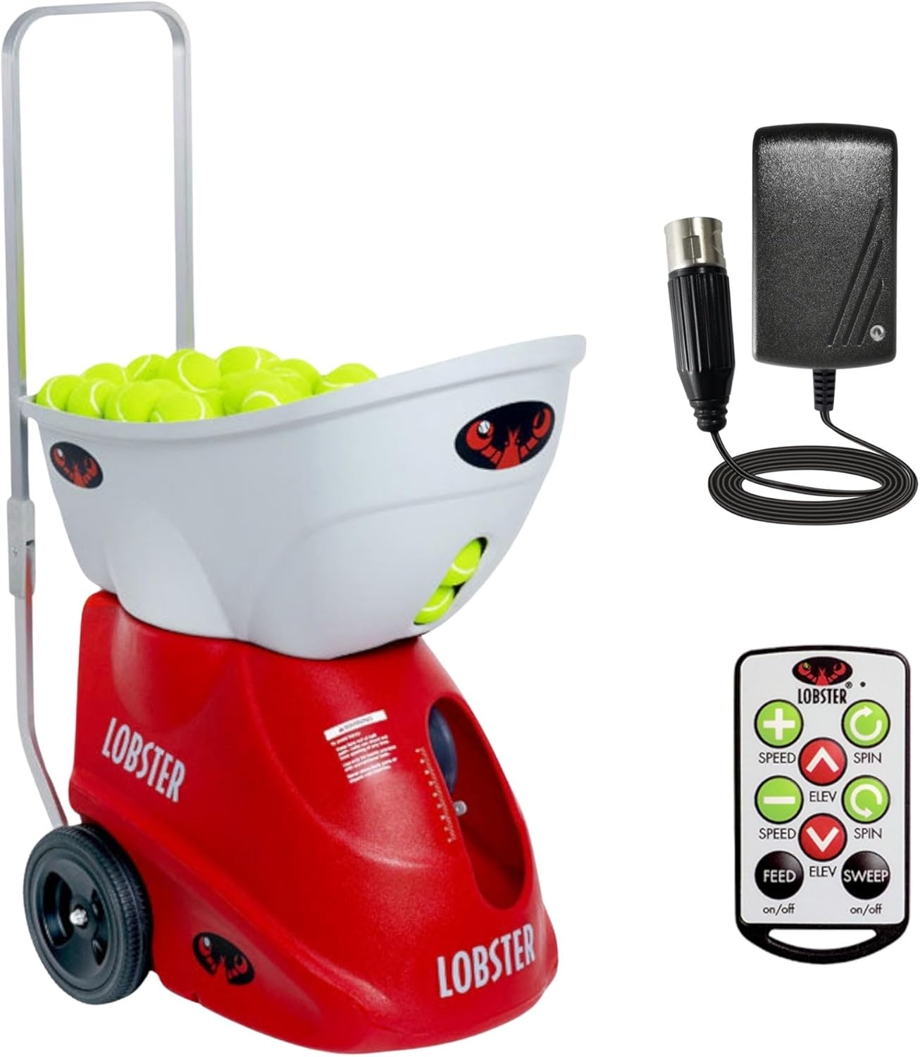 Elite Tennis Ball Machine - Auto Portable Launcher with Drills