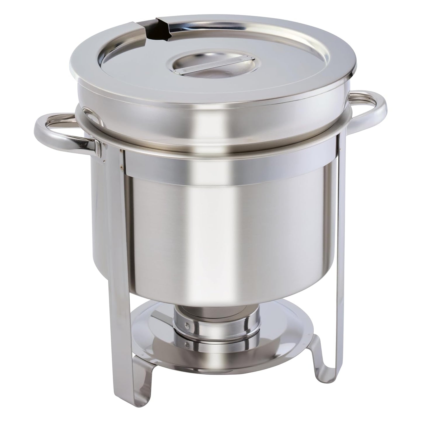 Winco 211 Stainless Steel Marmite Soup Chafer 11qt Round Design