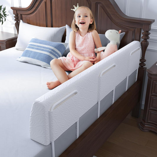 Foam Bed Rail for Toddlers - Safe and Adjustable Bed Bumper