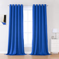 DUALIFE 108 in Royal Blue Blackout Curtain Panels - Thermal Darkening