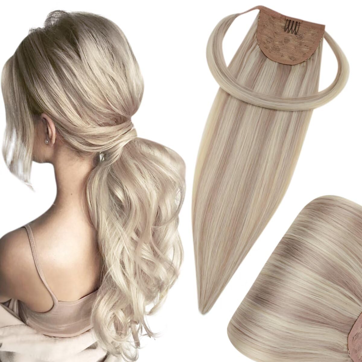 Hetto Pony Tails Hair Extensions for Stunning Blonde Styles