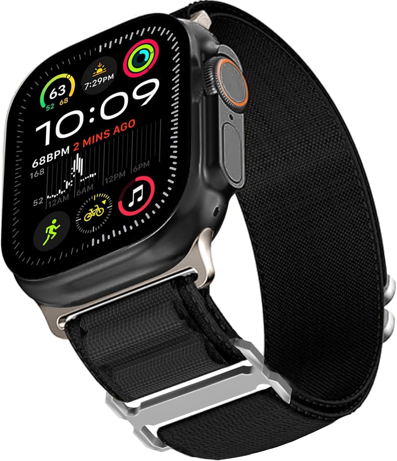 Breathable Nylon Band for Apple Watch - Adjustable & Stylish!