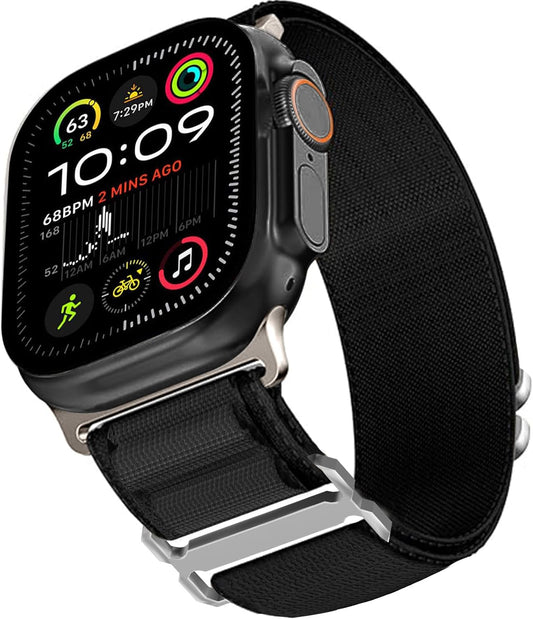 Breathable Nylon Band for Apple Watch - Adjustable & Stylish!