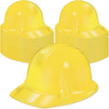 Kids Construction Hats 60 Pack - Yellow Party Dress Up Caps