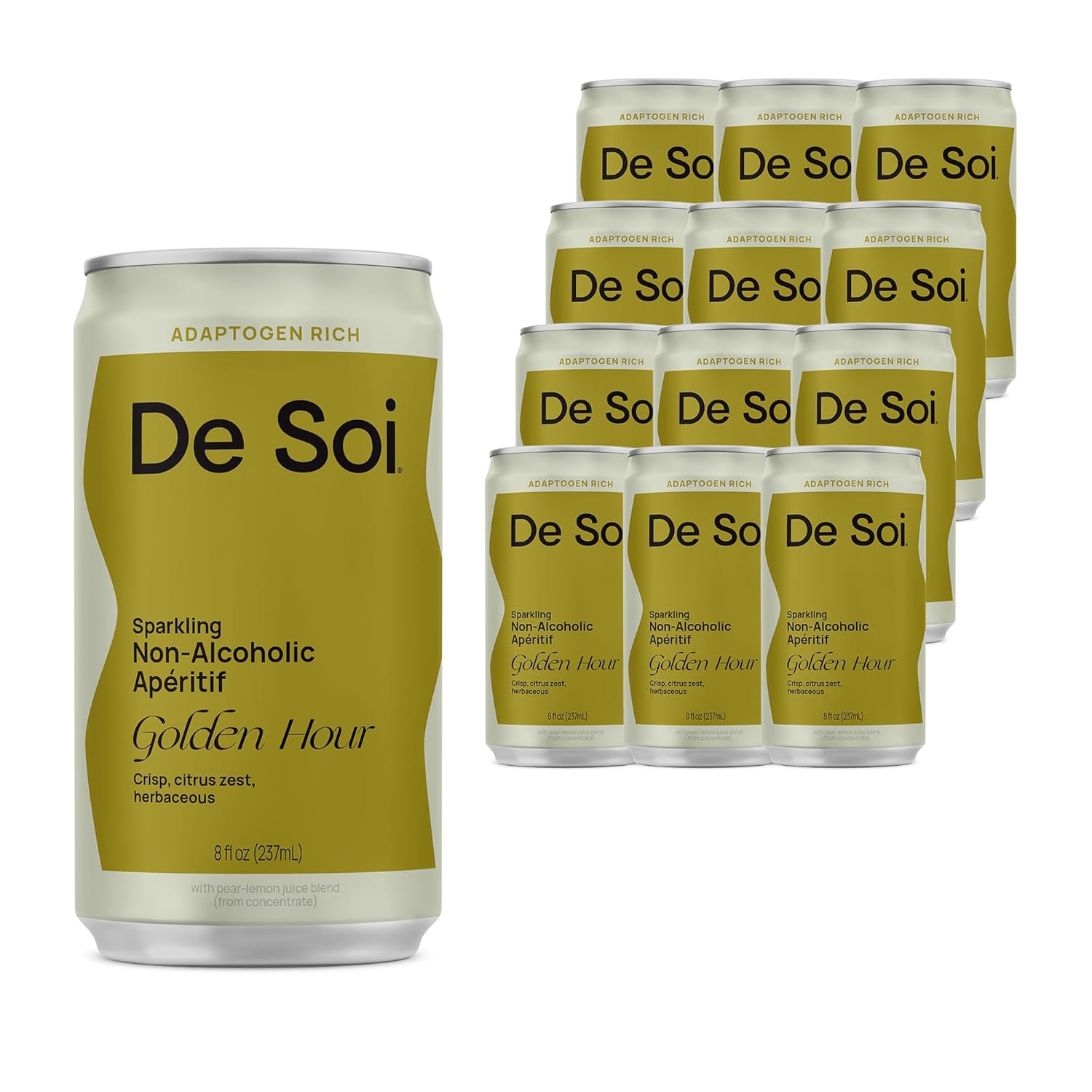 De Soi Golden Hour Mocktails - Sparkling Adaptogen Drink