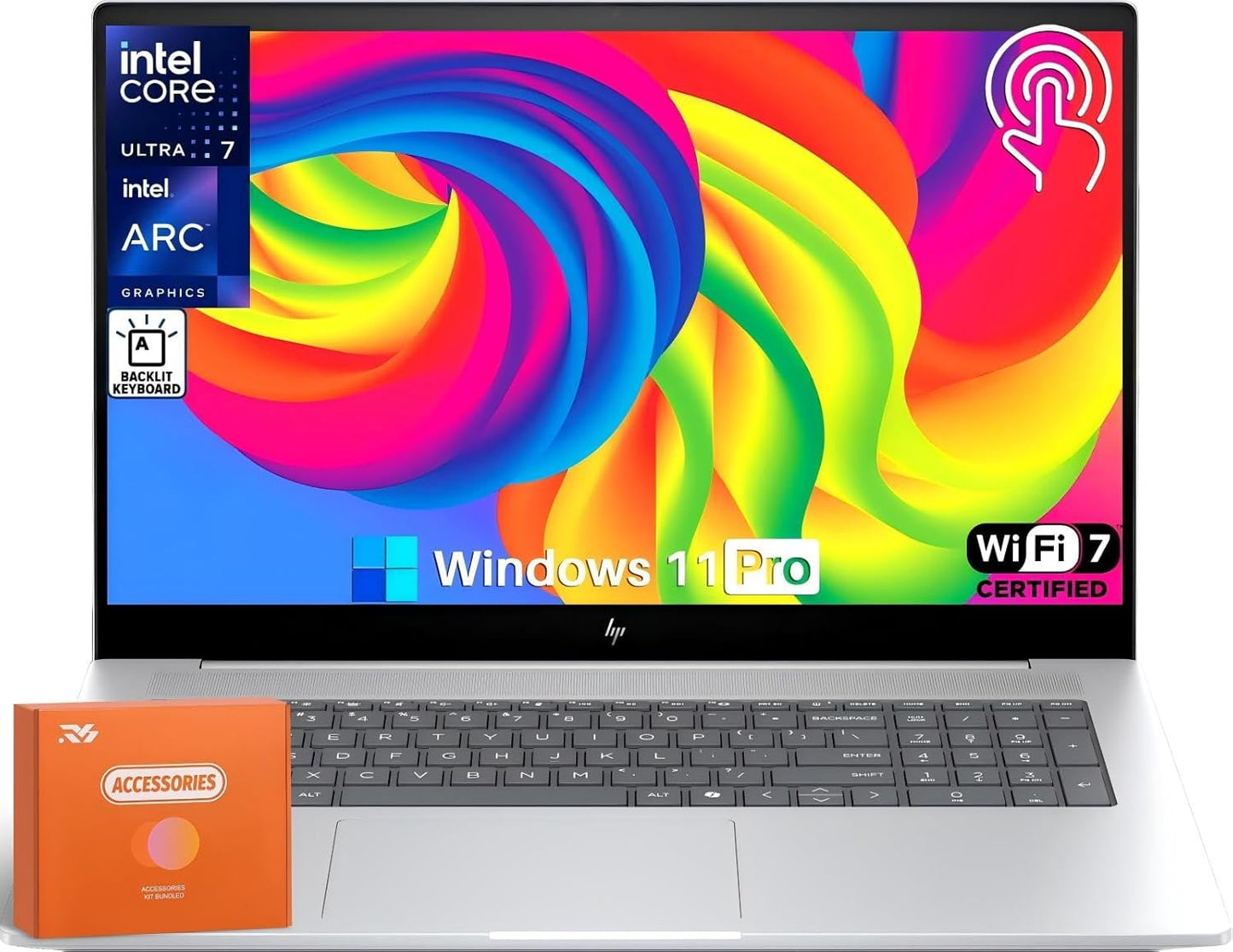 HP Envy 17 Business AI Laptop with Touchscreen and Power