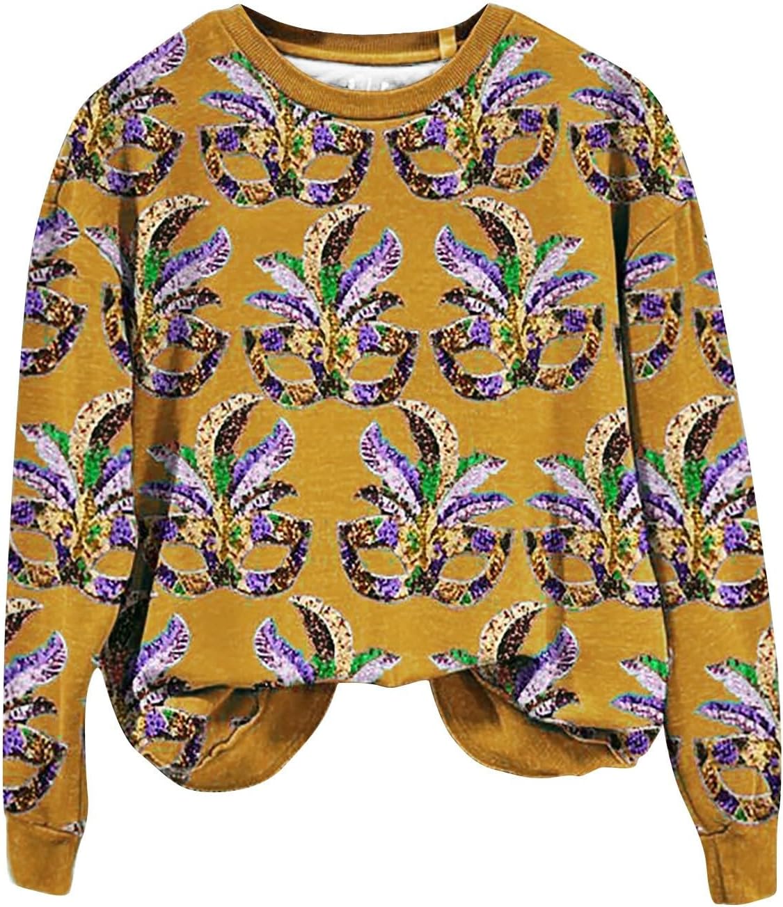 Festive Mardi Gras Sweatshirt - Comfy Celebration Wear