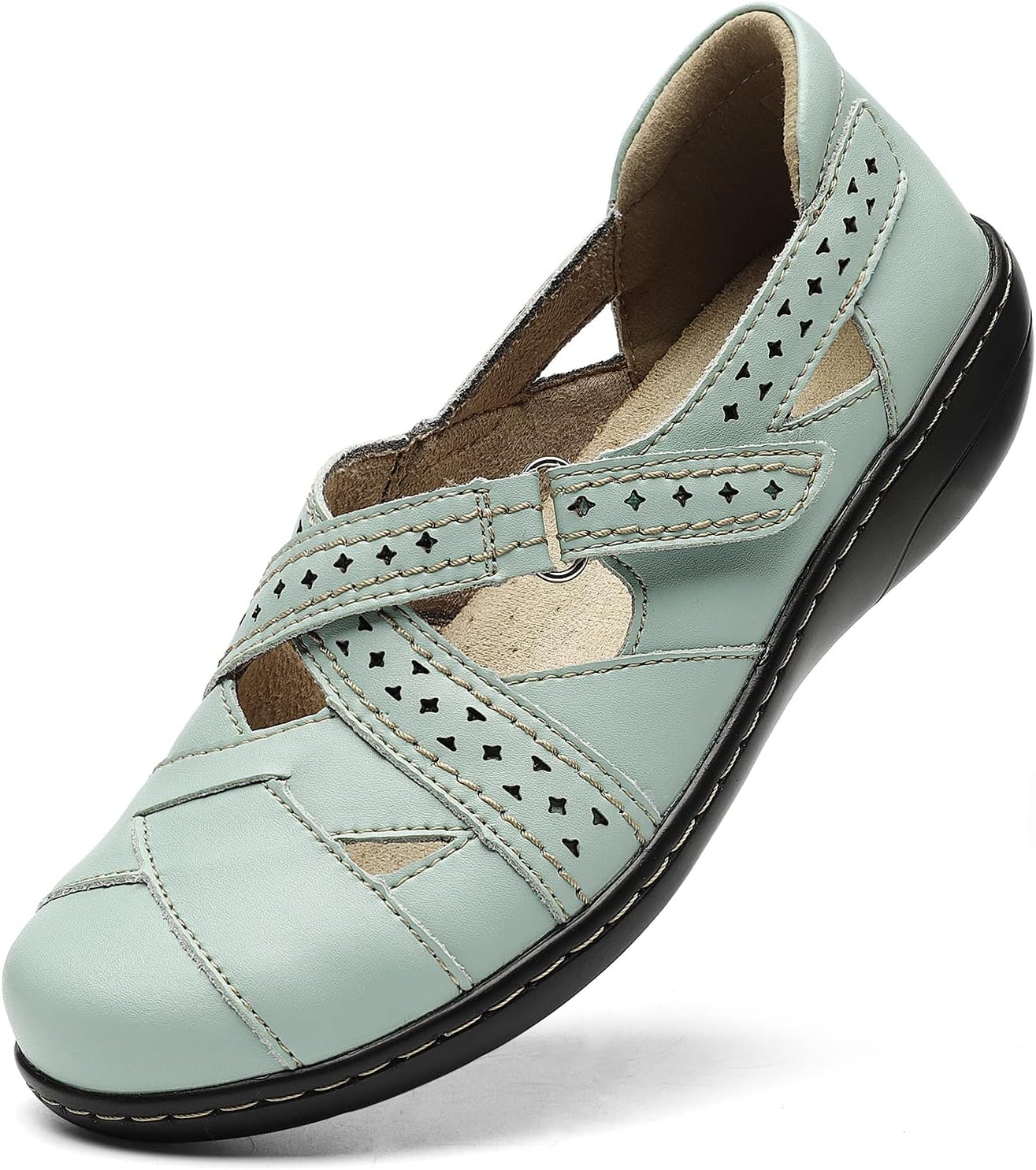 TERRIKAT Women's Casual Loafers Slip On Comfort Walking Flats