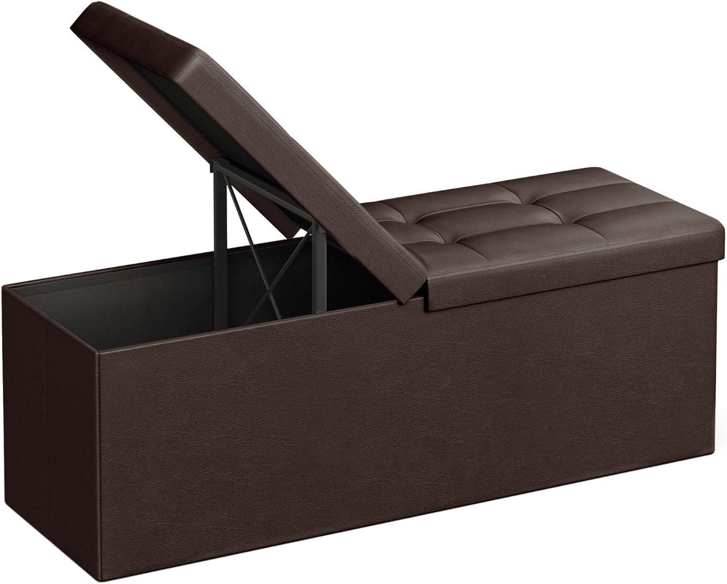 SONGMICS MAZIE Collection 43 Inches Storage Ottoman Bench