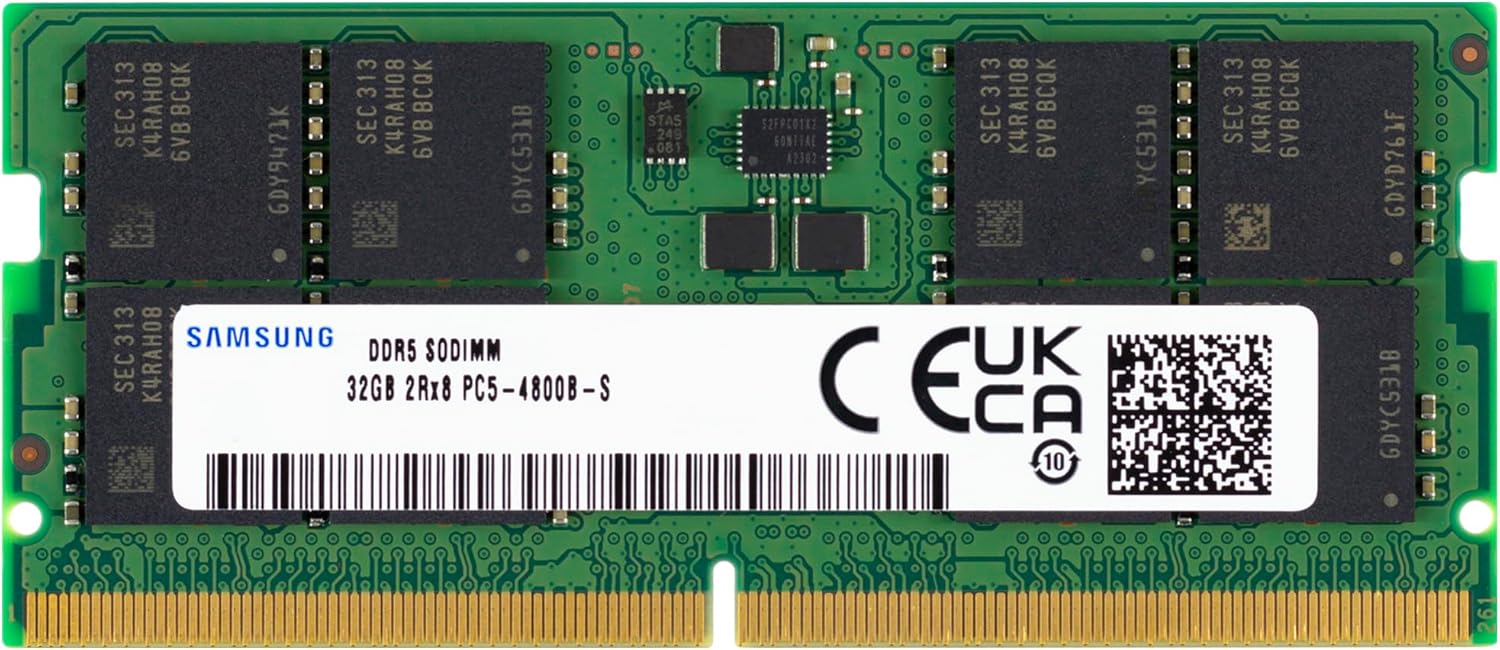 Samsung 32GB DDR5 4800MHz Laptop RAM for Enhanced Performance