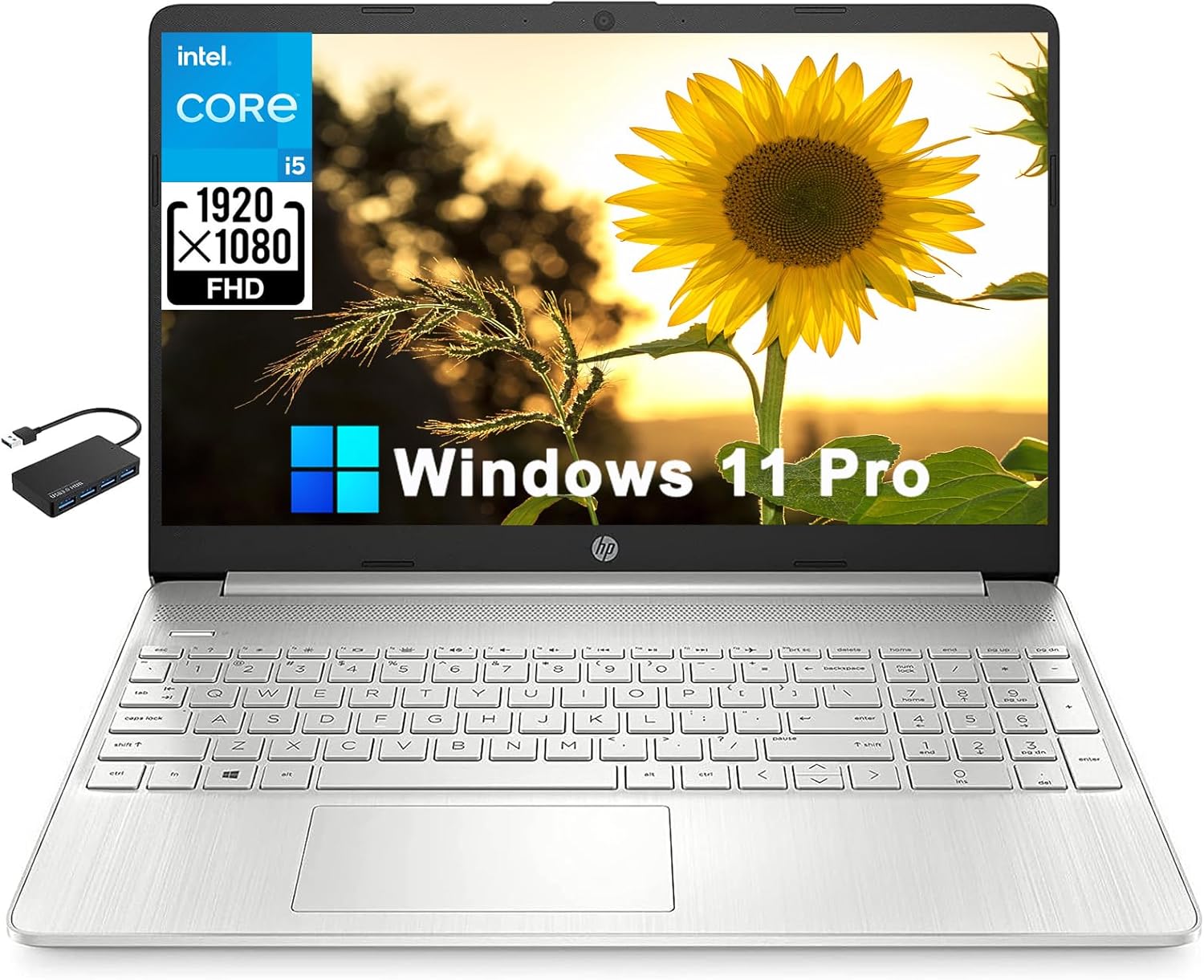HP 15 15.6 Full HD Business Laptop with Intel Core i5 Power