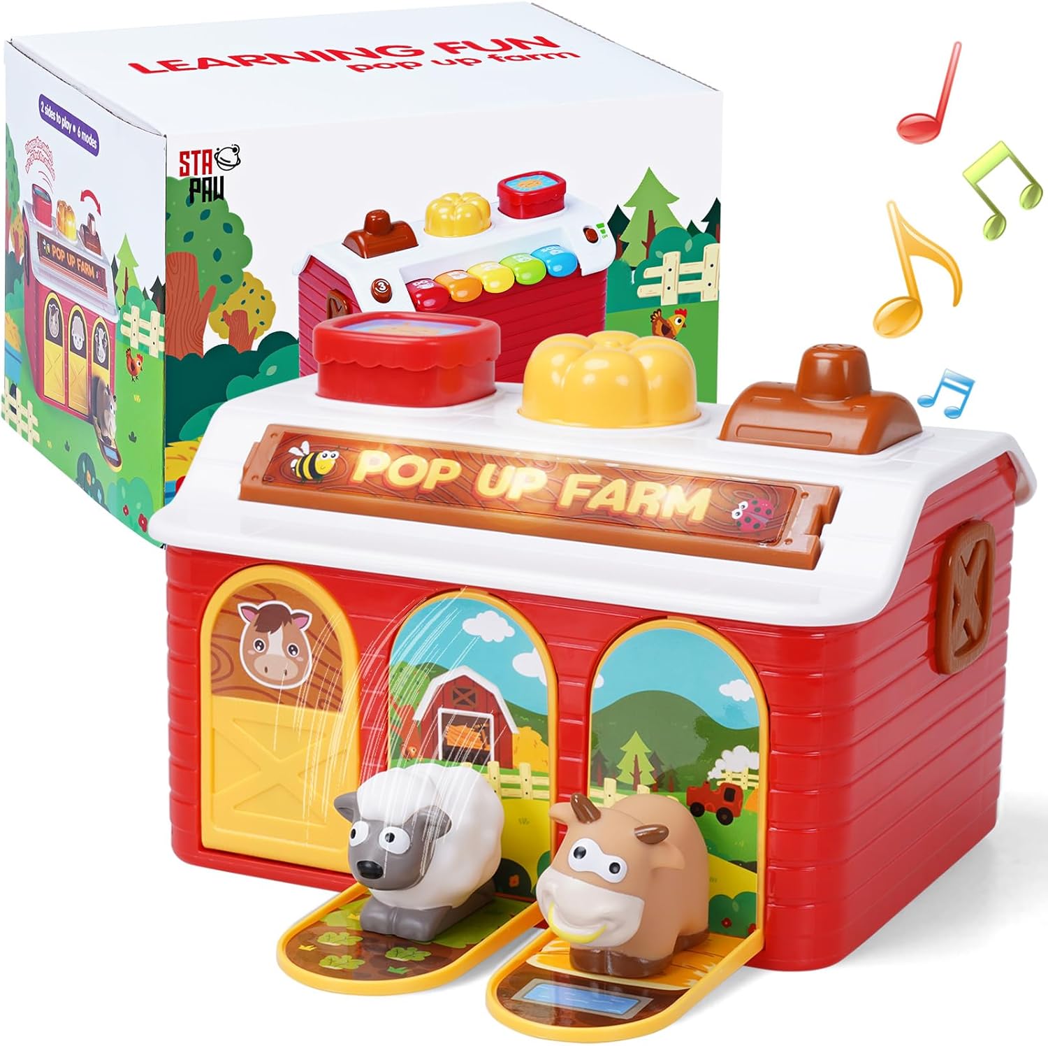Musical Montessori Pop-Up Toy for Early Learning