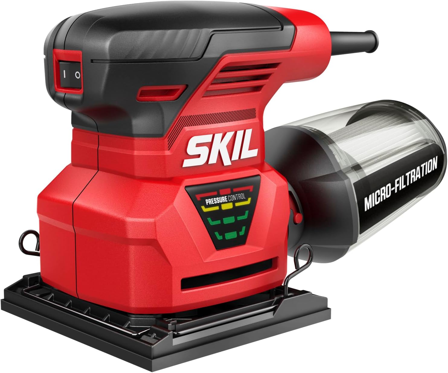 SKIL 7292-02 2.0 Amp 1/4 Sheet Palm Sander with Pressure Control