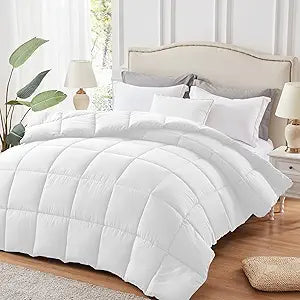 HARBOREST Queen Size Comforter - All-Season Down Alternative Duvet
