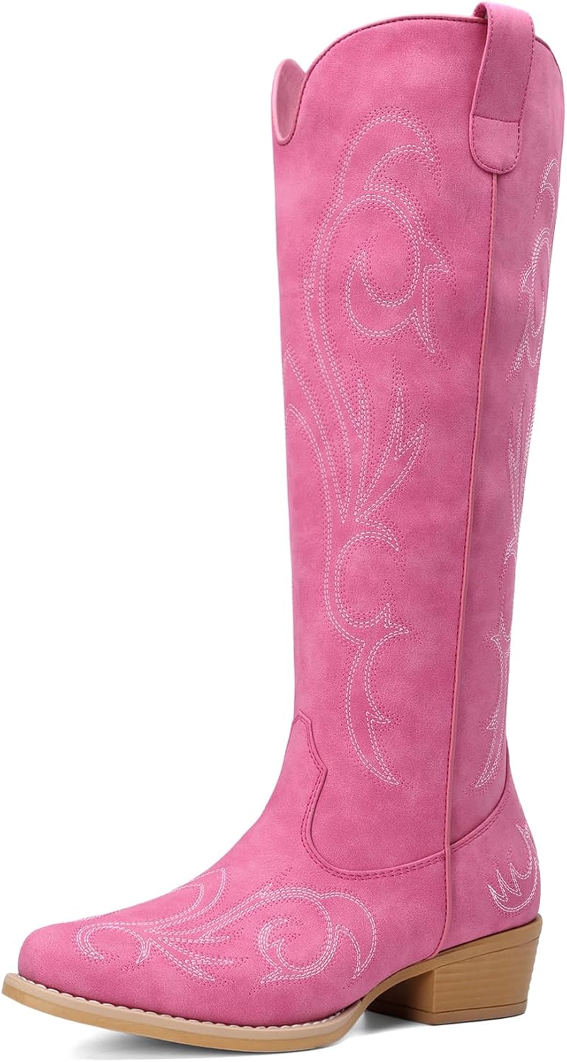 DREAM PAIRS Womens Cowboy Boots for Stylish Western Vibe