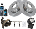 TRQ Rear Brake Pad & Rotor Kit Compatible with 1996-2011 Mercedes-Benz