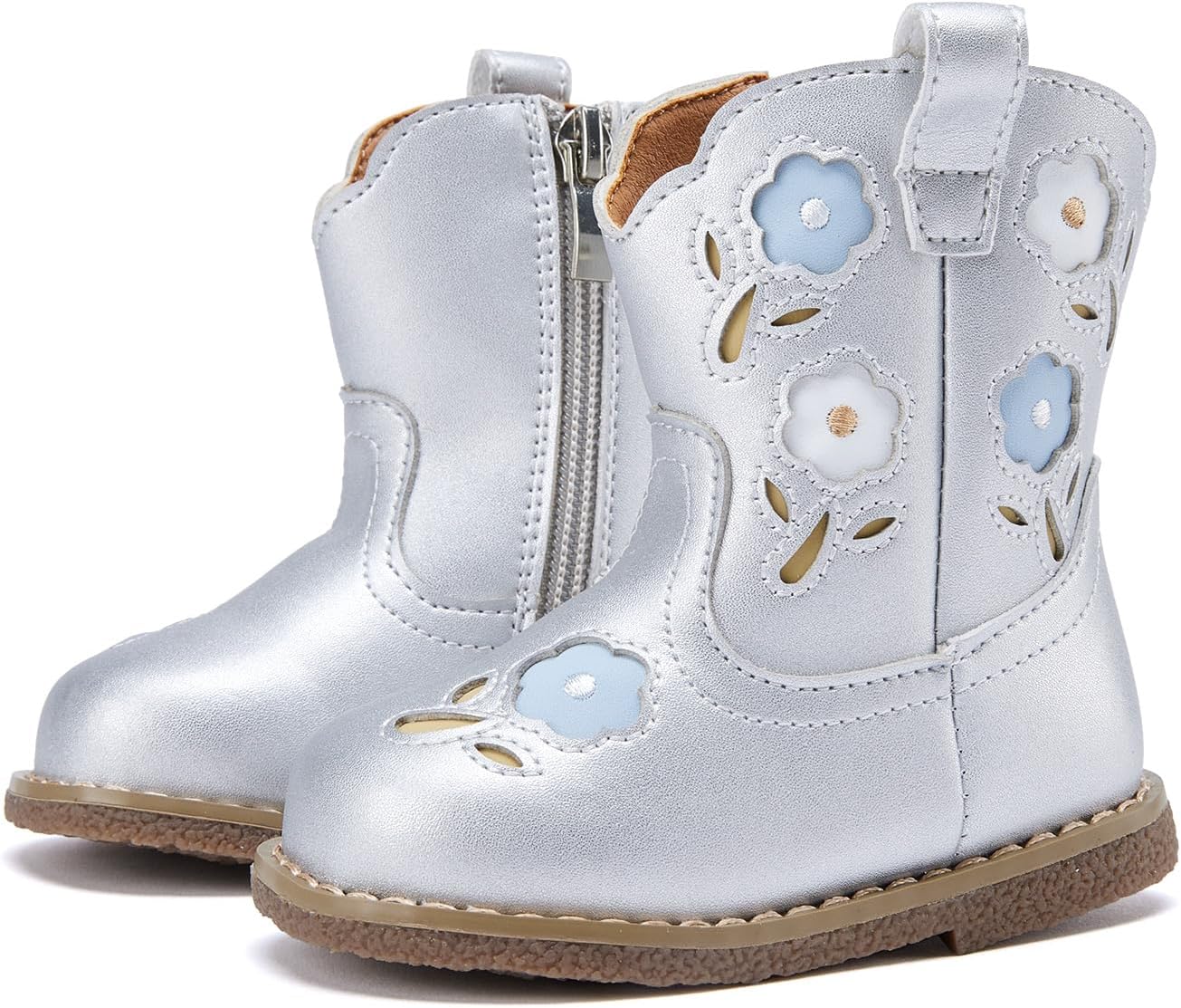 BMCiTYBM Baby Cowboy Cowgirl Boots for Toddlers All Seasons