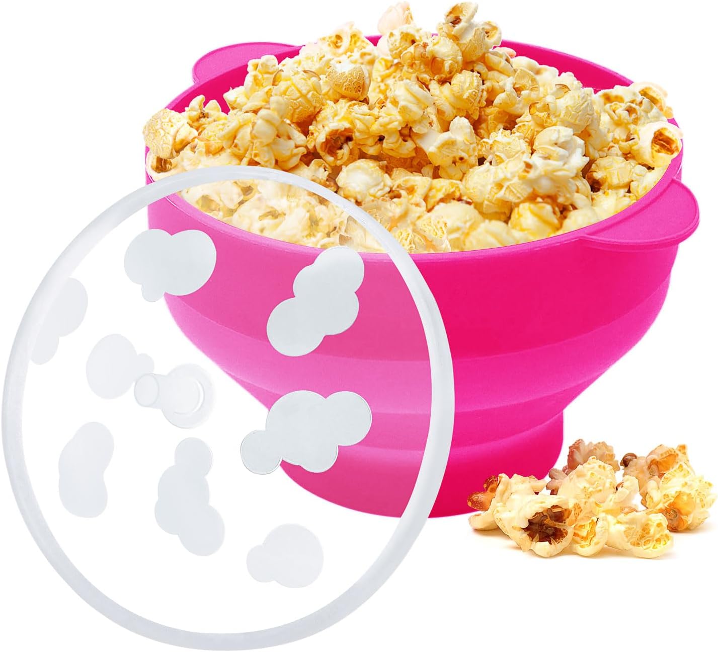 Collapsible Microwave Popcorn Maker - Family Movie Nights