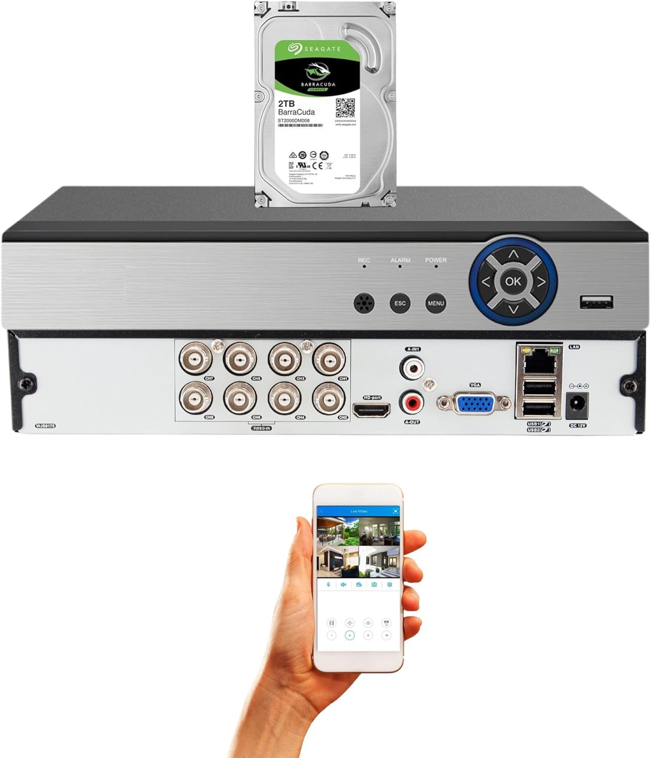 Evertech HD H.265 8 Channel Hybrid DVR Security Recorder Review
