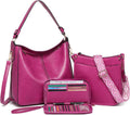 Stylish 3PCS Purses for Women, Large Leather Crossbody Bags Set