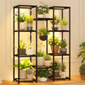 Plant Stand With Grow Lights Indoor Metal Plant Shelf - Full-Spectrum