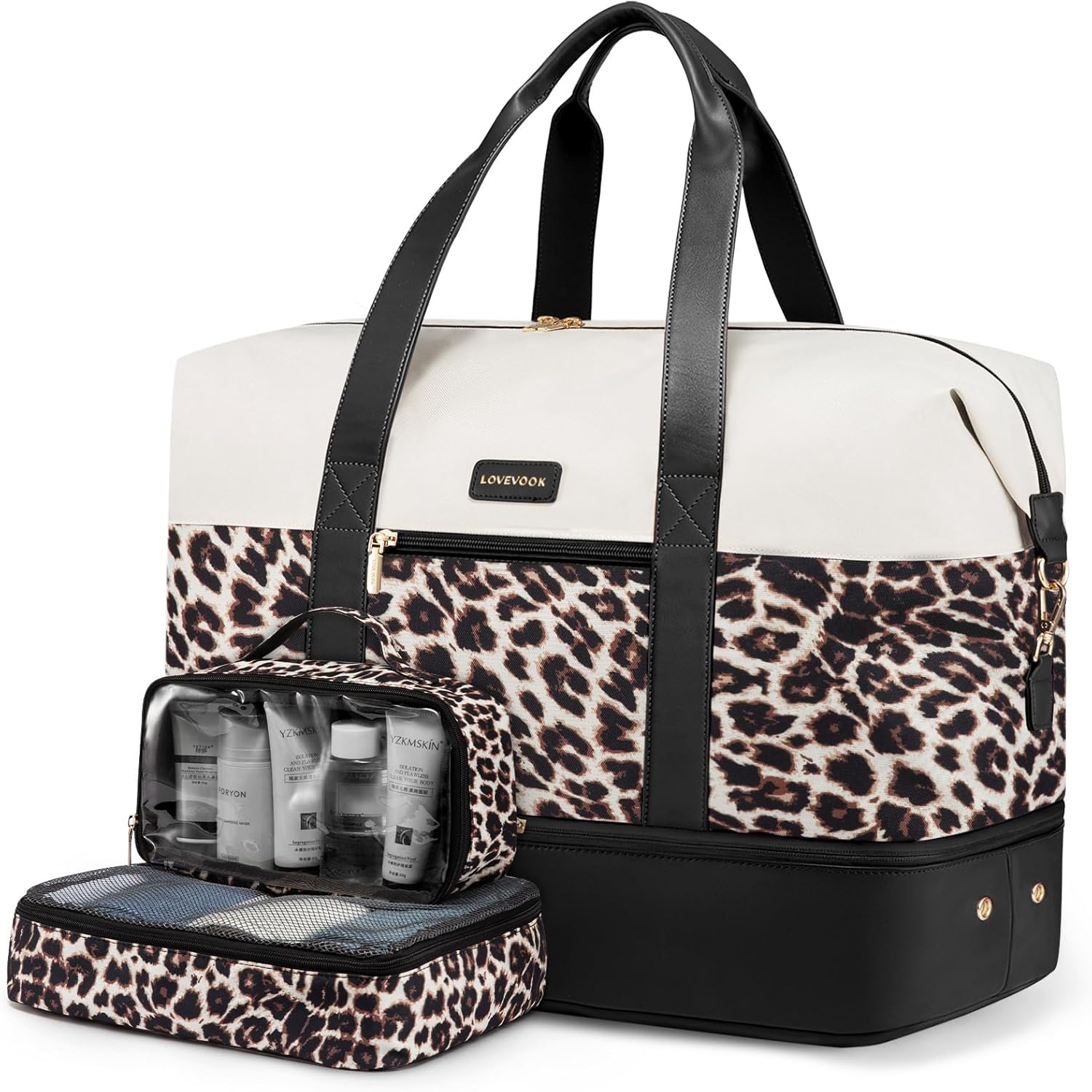 LOVEVOOK Weekender Bag: Stylish Large Travel Duffel for Women