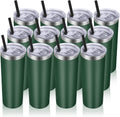 VEGOND Stainless Steel 20 oz Skinny Tumblers Bulk 12 Pack - Vacuum
