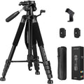 Tripod Camera Tripods 74in Professional Travel DSLR Tripod