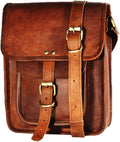 Satchel And Fable Leather I Pad Messenger 11 in - Durable Vintage